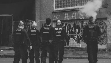 انتشار كثيف للشرطة وقوات الأمن في بعض مدن شمال الراين-فستفالن